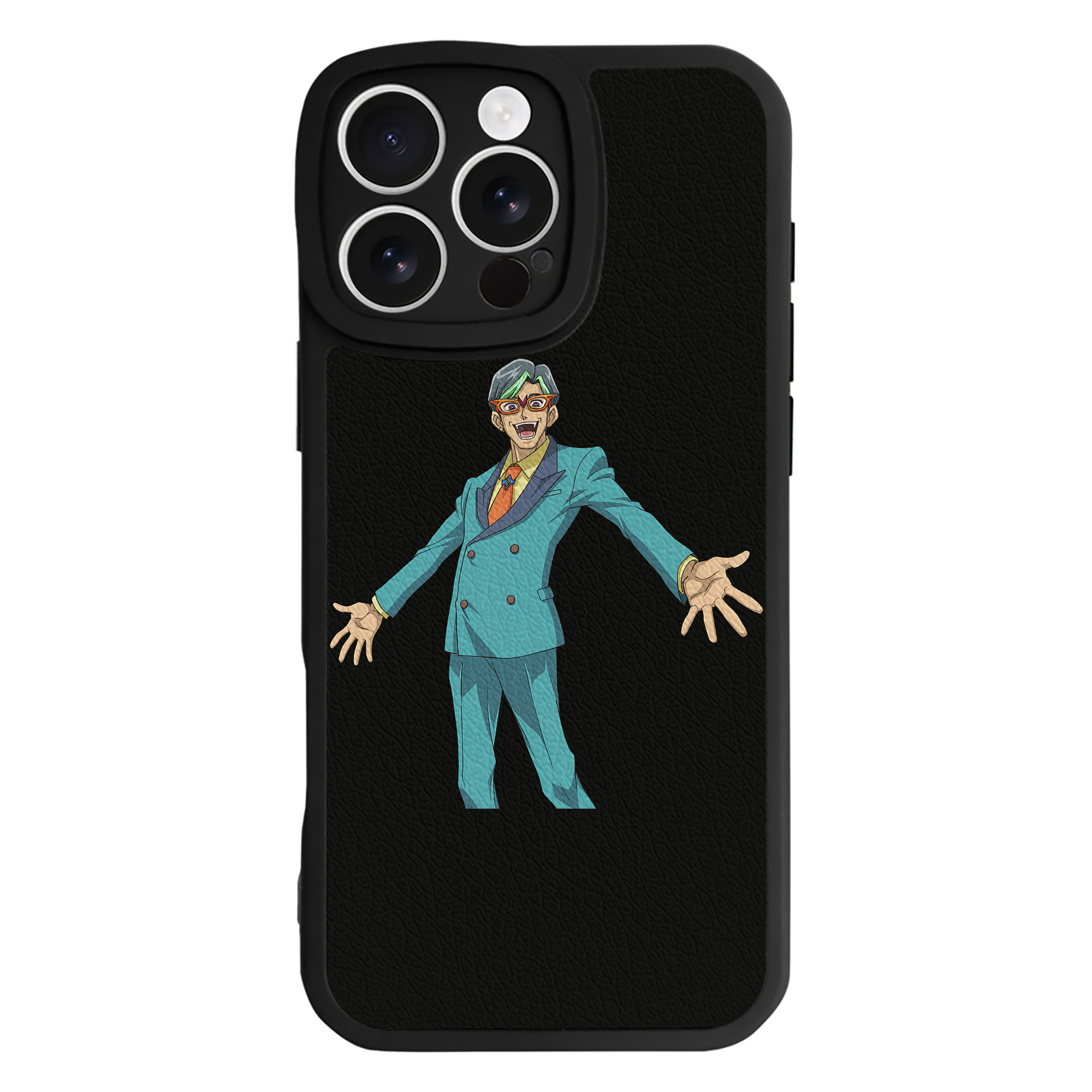 （画像用） 遊☆戯☆王 Yu-Gi-Oh! 【iPhone 16シリーズ対応】シリコンスマホケース（レザー調） 材質：シリコン